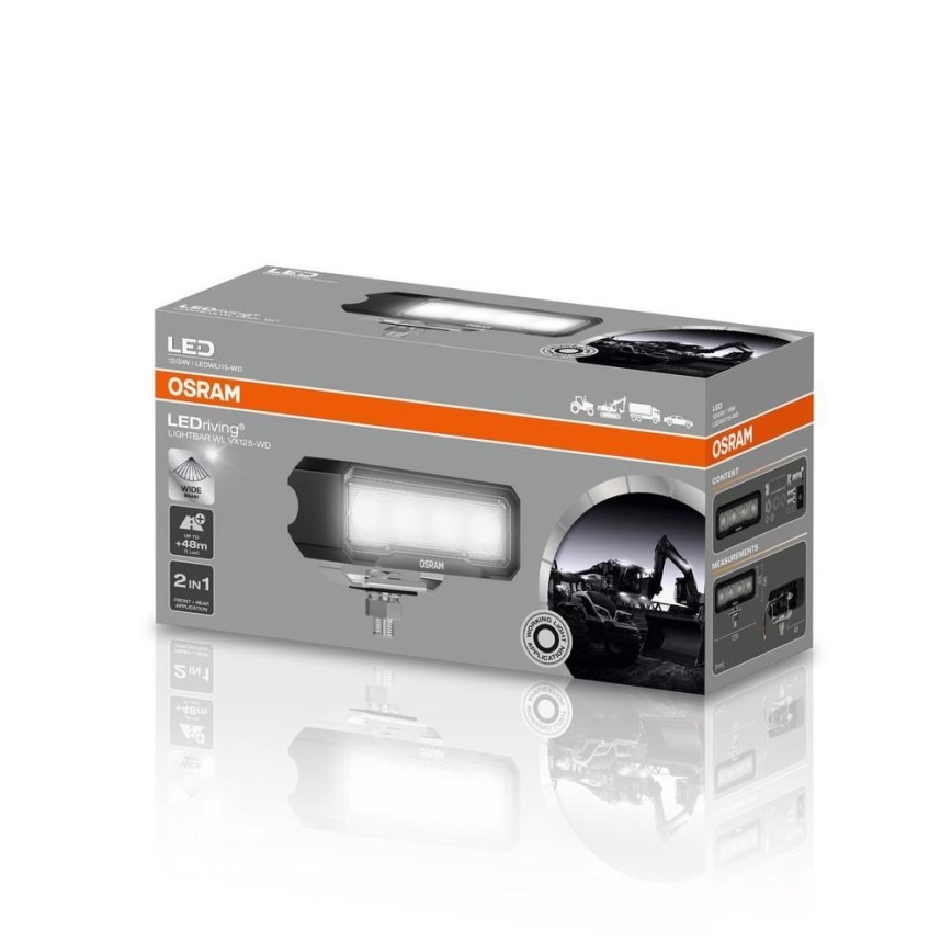 Osram - Foco LED para automóvil LIGHTBAR WL VX125-WD LED/36W/12/24V IP69 6000K