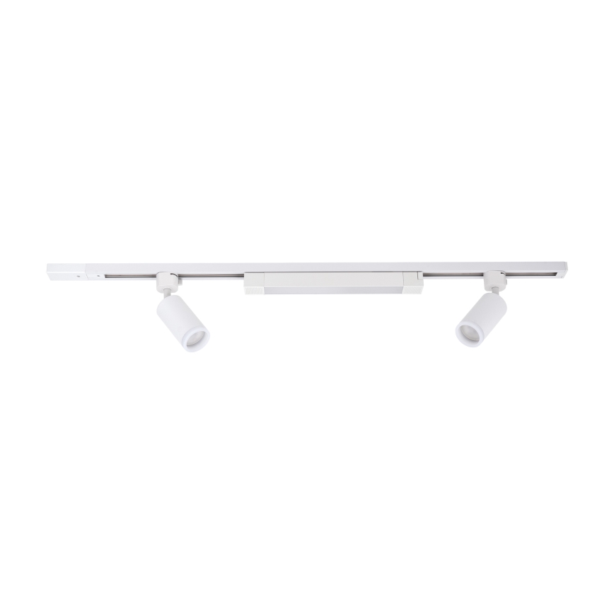 Foco LED para sistema de riel TRACER 2xGU10/10W/230V + LED/20W 1 m blanco