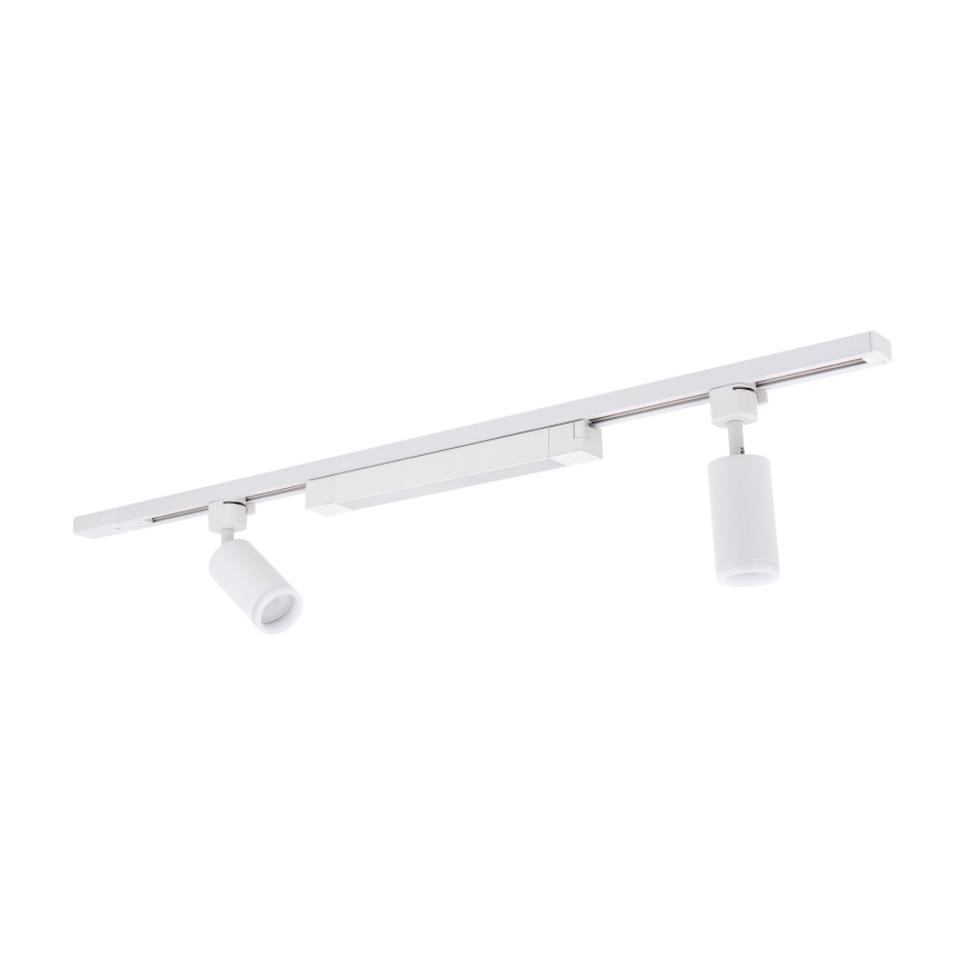 Foco LED para sistema de riel TRACER 2xGU10/10W/230V + LED/20W 1 m blanco