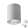 Foco LED RGBW regulable JUPITER 1xE27/6,5W/230V 2700-6500K Wi-Fi diámetro 9,8 cm gris