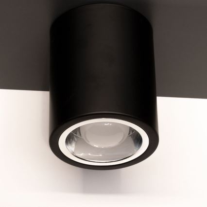 Foco empotrable LED RGBW regulable JUPITER 1xE27/6,5W/230V 2700-6500K Wi-Fi Ø 13 cm negro