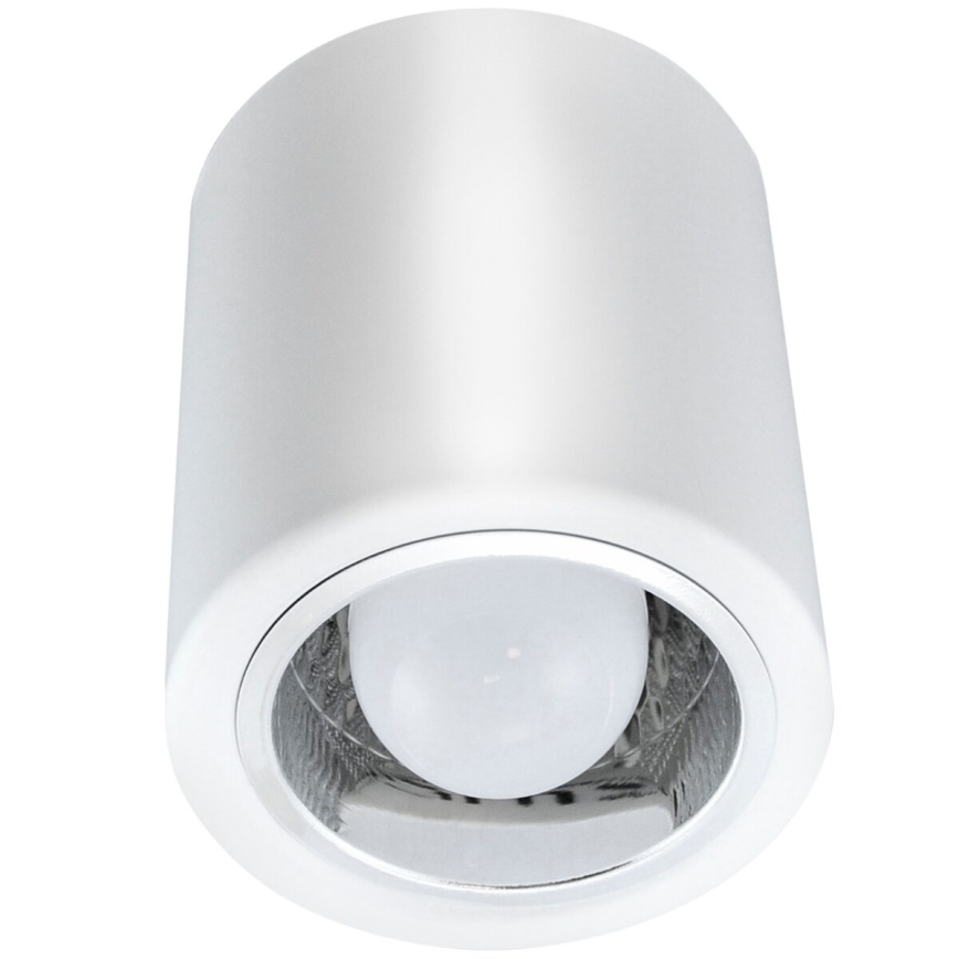 Foco empotrable LED RGBW regulable JUPITER 1xE27/6,5W/230V 2700-6500K Wi-Fi diámetro 9,8 cm blanco