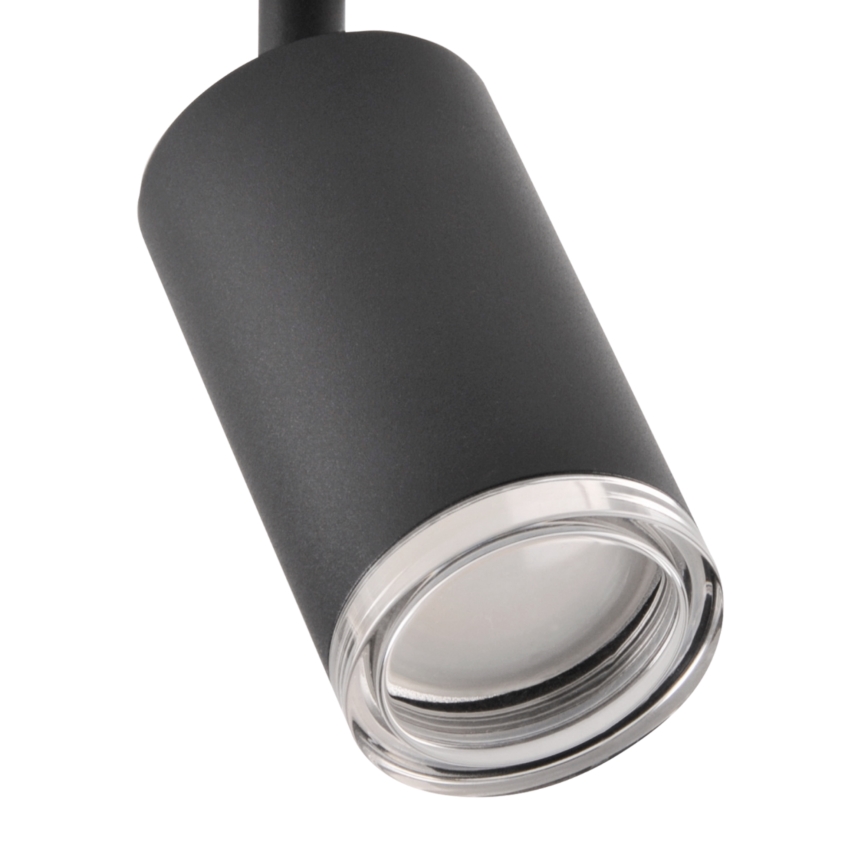 Luminaria empotrable de baño LED RGBW regulable TURYN 6xGU10/6,5W/230V 2700-6500K Wi-Fi IP44 negra