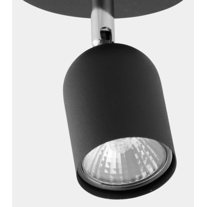 Foco LED TOP 1xGU10/10W/230V negro