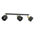Foco múltiple PARKLA 3xE27/15W/230V negro