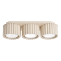Foco orientable AURA 3xGX53/10W/230V, color crema