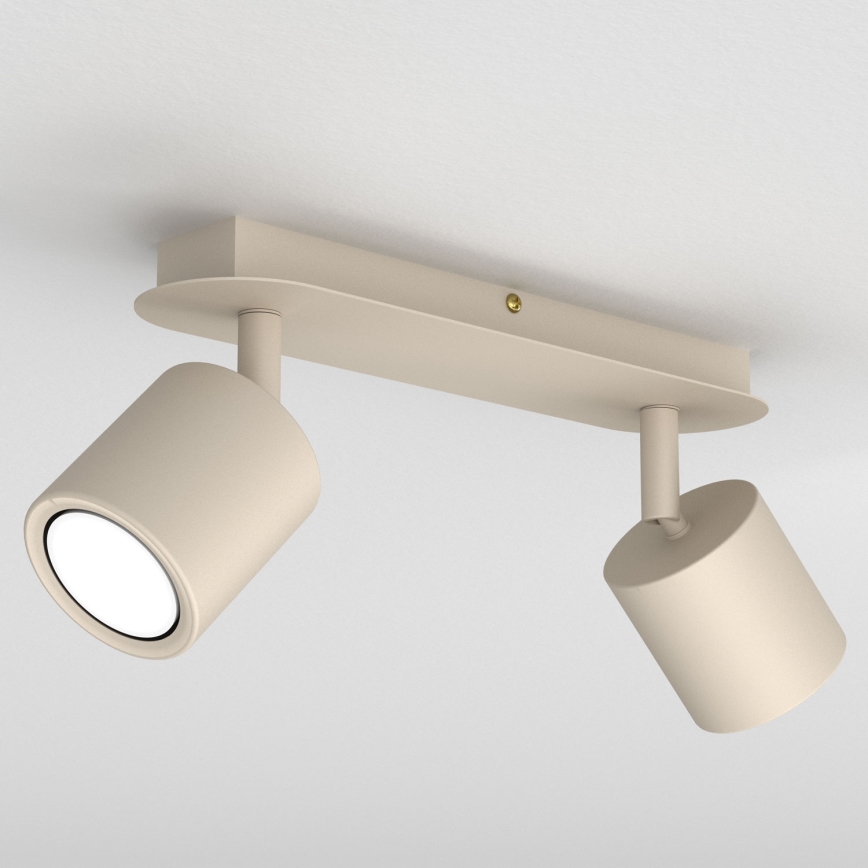 Foco orientable DEMIA 2xGU10/8W/230V beige
