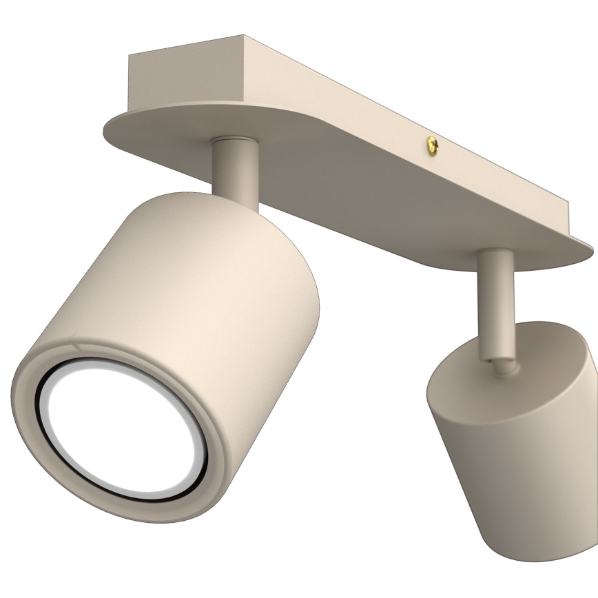 Foco orientable DEMIA 2xGU10/8W/230V beige
