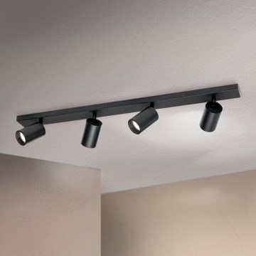 Foco orientable SEAN 4xGU10/13W/230V, negro