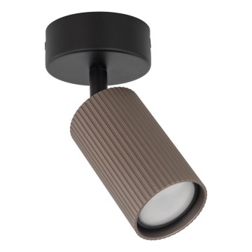 Foco orientable TUNE 1xGU10/10W/230V negro/marrón
