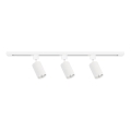 Foco para sistema de carril TIGER 3xGU10/10W/230V blanco