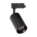 Foco para sistema de raíles monofásico PIPE 1xGU10/10W/230V negro