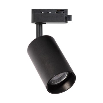 Foco para sistema de raíles monofásico PIPE 1xGU10/10W/230V negro