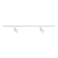 Foco para sistema de riel ALTEAR 2xGU10/10W/230V 1 m blanco