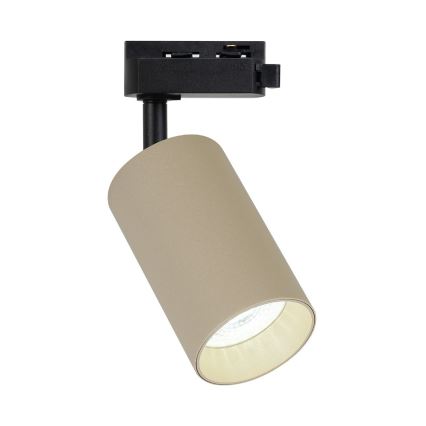 Foco para sistema de riel monofásico PIPE 1xGU10/10W/230V beige