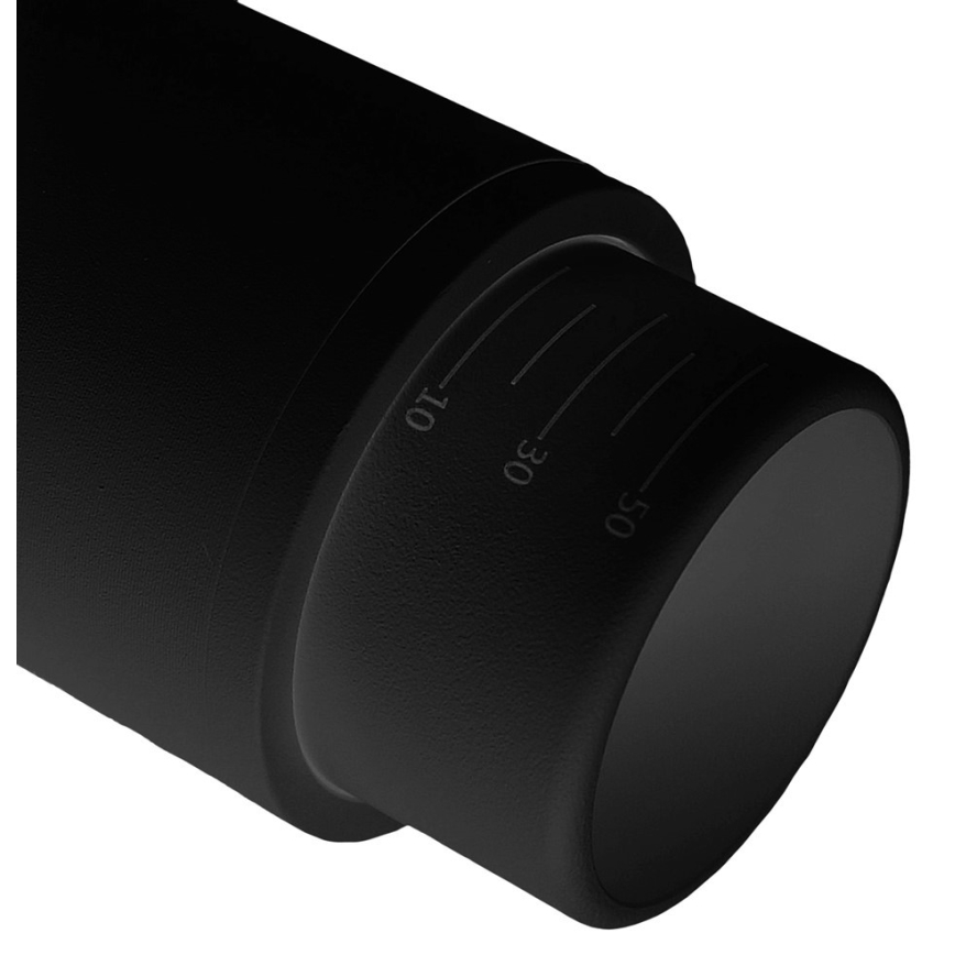 Foco para sistema de rieles MICA 1xGU10/25W/230V monofásico negro