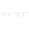 Foco para sistema de rieles PIPE 4xGU10/10W/230V blanco