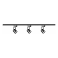 Foco para sistema de rieles PRAHA 3xGU10/10W/230V negro
