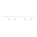 Foco para sistema de rieles VOLF 4xGU10/10W/230V blanco