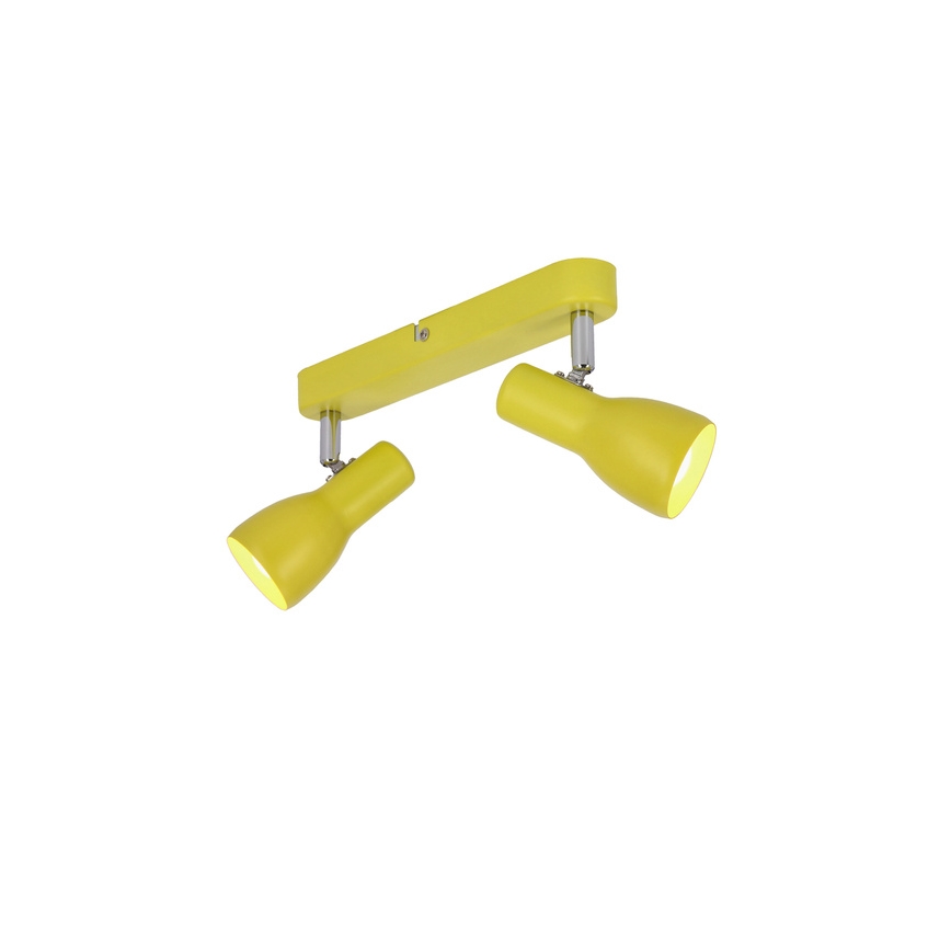 Foco PICARDO 2xE14/40W/230V amarillo