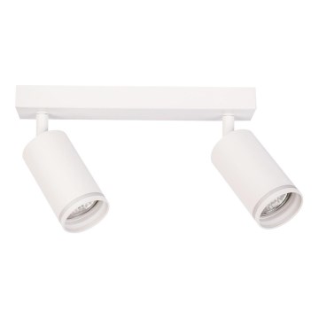 Foco PIPE 2xGU10/10W/230V blanco