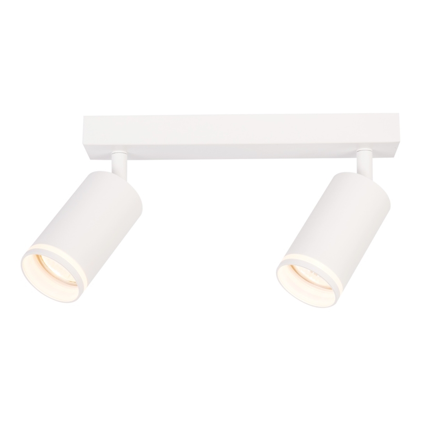 Foco PIPE 2xGU10/10W/230V blanco