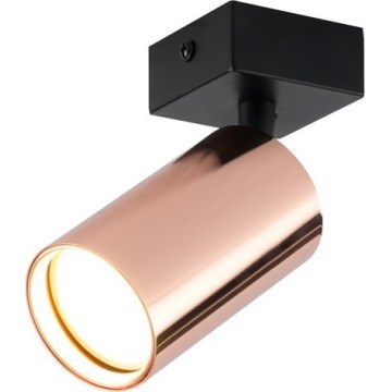 Foco PUNTO 1xGU10/9W/230V oro rosa