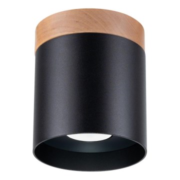 Foco RIF 1xGU10/10W/230V diá. 12 cm negro