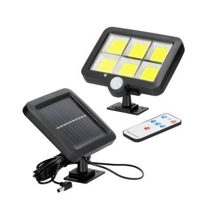 Foco solar LED con sensor LED/1,5W/3,7V 6000K IP44 1200 mAh