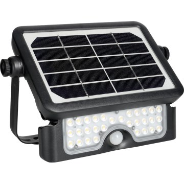 Foco solar LED con sensor LED/5W/3,7V 4000K IP65 3000 mAh