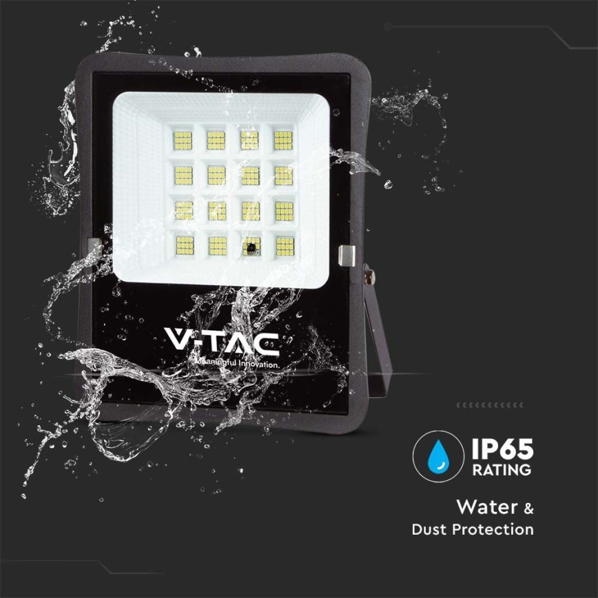 Foco solar LED exterior LED/16W/3,2V 6400K IP65 15000 mAh + mando a distancia