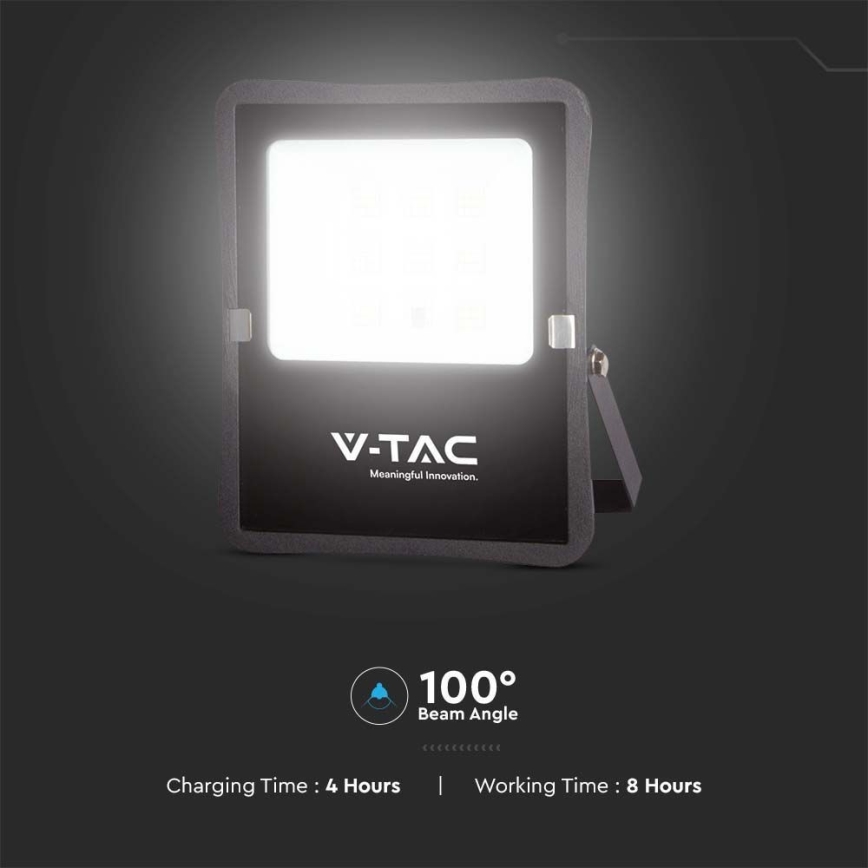 Foco solar LED exterior LED/20W/3,2V 6400K IP65 15000 mAh + mando a distancia