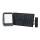 Foco solar LED LED/15W/3,7V IP65 4000K 12000 mAh negro + mando a distancia