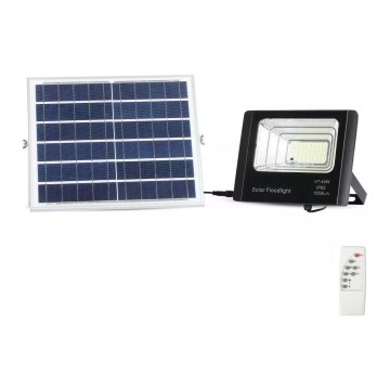 Foco solar LED regulable LED/16W/3,2V 4000K IP65 10000 mAh + mando a distancia