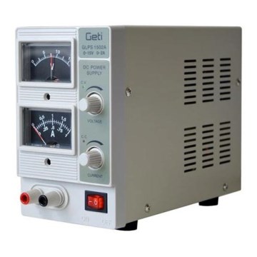 Fuente de alimentación de laboratorio 1502A 0-15V/0-2A