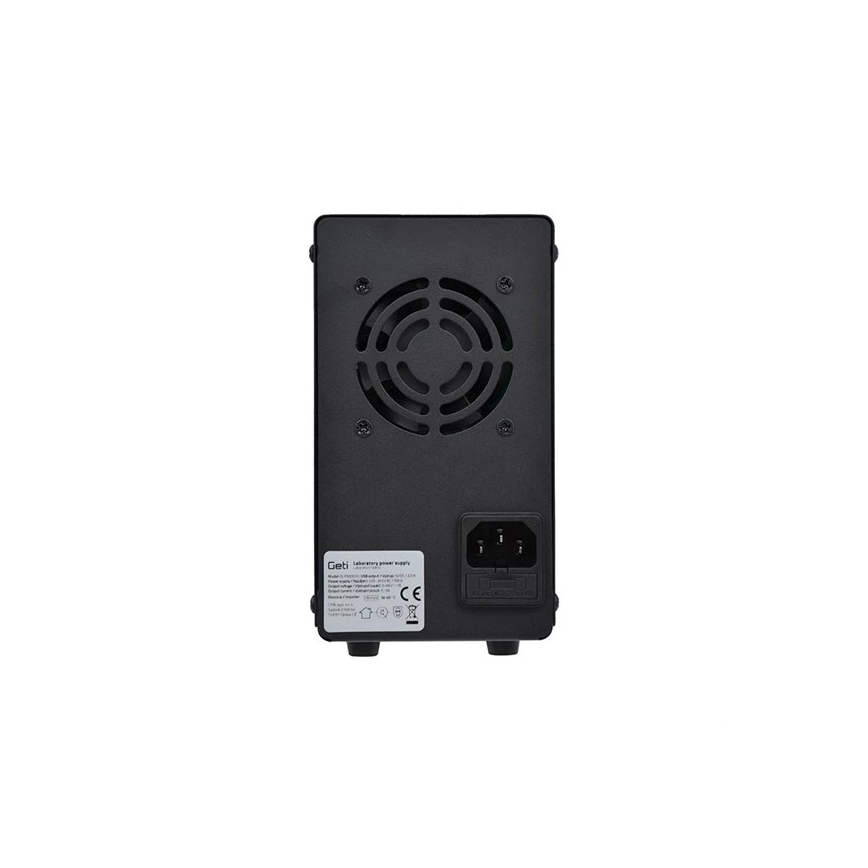 Fuente de alimentación de laboratorio GETI GLPS1203H 0-120V/0-3A
