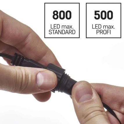 Fuente de alimentación para guirnaldas navideñas conectables 12W/230V IP44