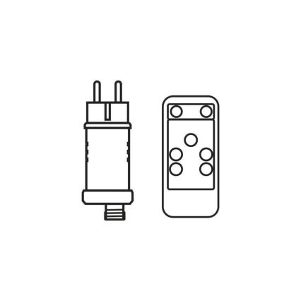 Fuente de alimentación para luces navideñas encadenables 80 V IP44