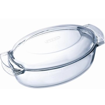Fuente para hornear PYREX con tapa, 5,8 l