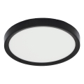 Fulgur 41811 - Plafón LED NOMY LED/18W/230V 3000/4000/6000K IP40 diá. 23 cm negro