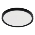 Fulgur 42362 - Plafón LED NOMY LED/24W/230V 3000/4000/6000K IP40 diá. 30 cm negro