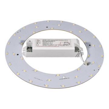 Fulgur s-24411 - Módulo de emergencia LED/20W/230V 4000K Ø 24 cm