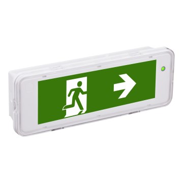 Fulgur s-24495 - Luminaria de emergencia MIRROR LED/1W/230V 1300 mAh IP65