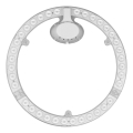 Fulgur s-28865 - Módulo magnético LED, 36 W, 230 V, 3000 K, Ø 23 cm