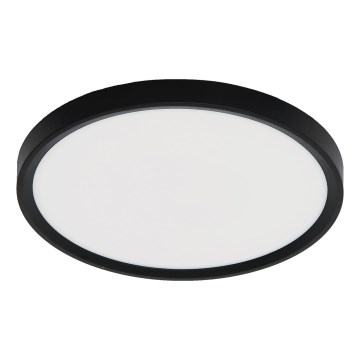 Fulgur s-42587 - Plafón LED con sensor de movimiento NOMY-S LED/24W/230V 3000/4000/6000K IP40 diá. 30 cm negro