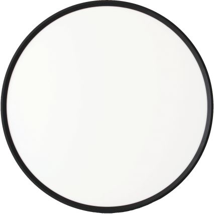 Fulgur s-43040 - Plafón LED regulable NOMY-RC LED/40W/230V 3000/4000/6500K Ø 50 cm IP40 negro + control remoto