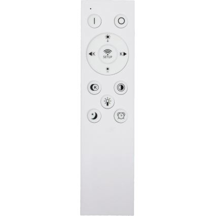 Fulgur s-43042 - Plafón LED regulable NOMY-RC LED/50W/230V 3000/4000/6500K diámetro 60 cm IP40 negro + mando a distancia