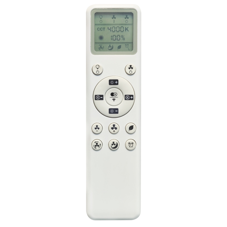 Fulgur s-43048 - Ventilador de techo LED regulable THORA LED/50W/230V 2700-5000K blanco + control remoto