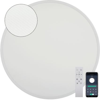 Fulgur s-43058 - Luminaria de techo LED regulable NOMY LED/50W/230V 3000-6500K Ø 60 cm UGR19 IP40 Wi-Fi blanca + mando a distancia