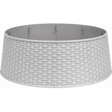 Funda para la base del árbol de Navidad Ø 65 cm, blanca